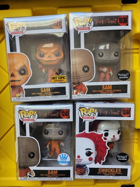 Funko Pop Horror Trick R Treat Lot Sam Chuckles Hot Topic Spirit Shop Exclusives