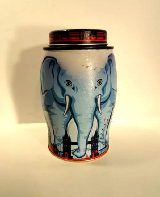 Williamson Tea Elephant Tin Caddy