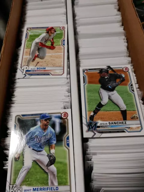 Lot of (up to 10) 2021 Bowman Base. You pick, Complete your set! Stars and RC's
