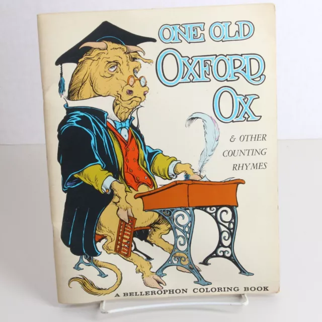 Bellerophon Coloring Book One Old Oxford Ox & Other Counting Rhymes