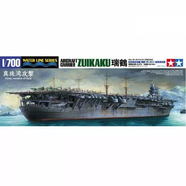 Tamiya #31223 1/700 IJN portaerei giapponese ZUIKAKU Pearl Harbor kit modello