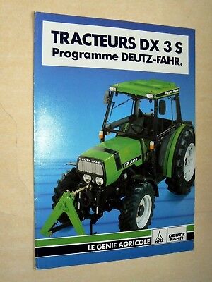 Prospectus Tracteur DEUTZ D 6807   Tractor Traktor Trattore Prospekt Brochure 