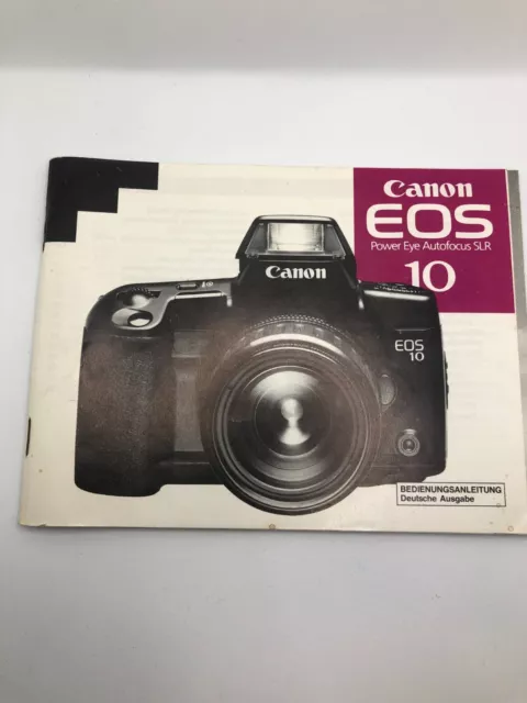 Canon EOS 10 Bedienungsanleitung Deutsch