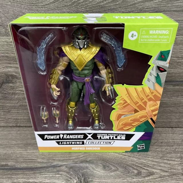 Power Rangers X TMNT Lightning Collection Morphed Shredder Green Ranger MMPR-NEW