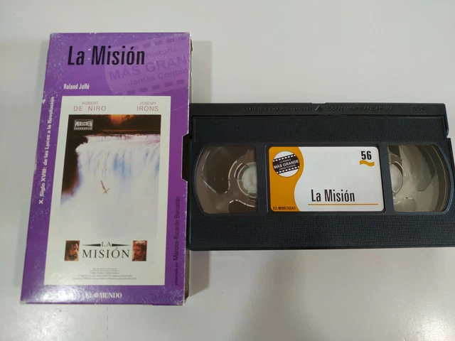 LA MISSION ROBERT de Niro Jeremy Irons Roland Joffe - VHS Film Tape