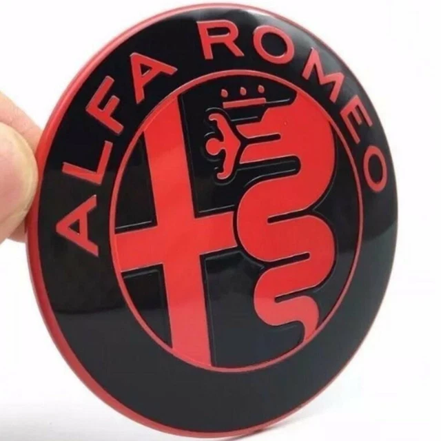 Mascherina / Berretto Alfa Romeo Nero Con Logo Rosso &ndash; Taglia Unica Uomo, Nuovo Con Etichette
