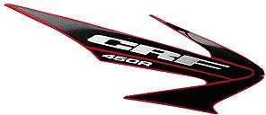 Factory Effex OEM Shroud Graphics Kit Motorcycle Bodywork 2005 Red 08-05330