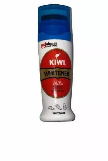 Kiwi Sports Leather Canvas Whitener Cleaner Shoe Trainer Boot Clean White 75ml