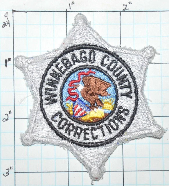 ILLINOIS, WINNEBAGO COUNTY Corrections Sheriff Police Dept 3" Small