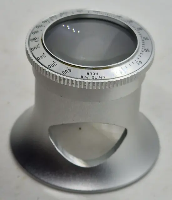 MONOCOLO DA OROLOGIAIO Con Ghiera Rolex Daytona alluminio lente