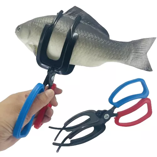 Fishing Pliers Gripper Metal Fish Control Clamp Claw Tong Grip Tackle  Forceps