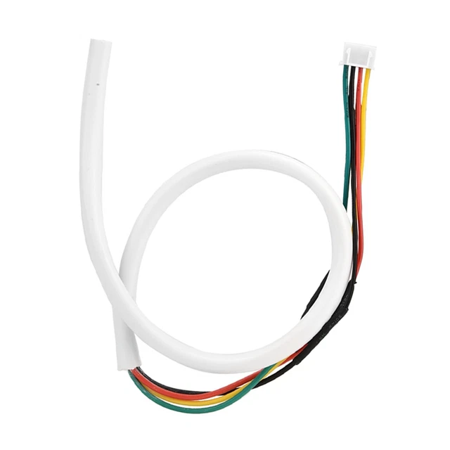 4 Noyaux 30m0.5mm² Rond Blanc Fil De Cuivre Doux Pour Système Téléphonique De Po