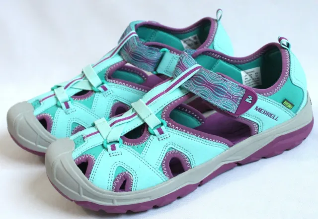 Merrell Big Girls/Youth Size 6 Hydro Sport Sandals Turquoise/Purple MK160859