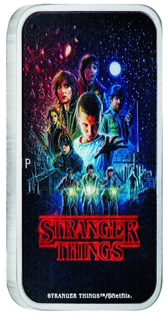 PERTH MINT 2026 Season 1 STRANGER THINGS 1oz Silver Rectangular ...