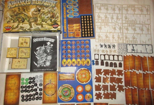 Jeu de société Hero Quest en français MB1990 - Label Emmaüs