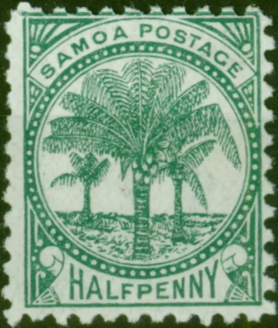 Samoa 1895 1d Green SG58 Fine MM