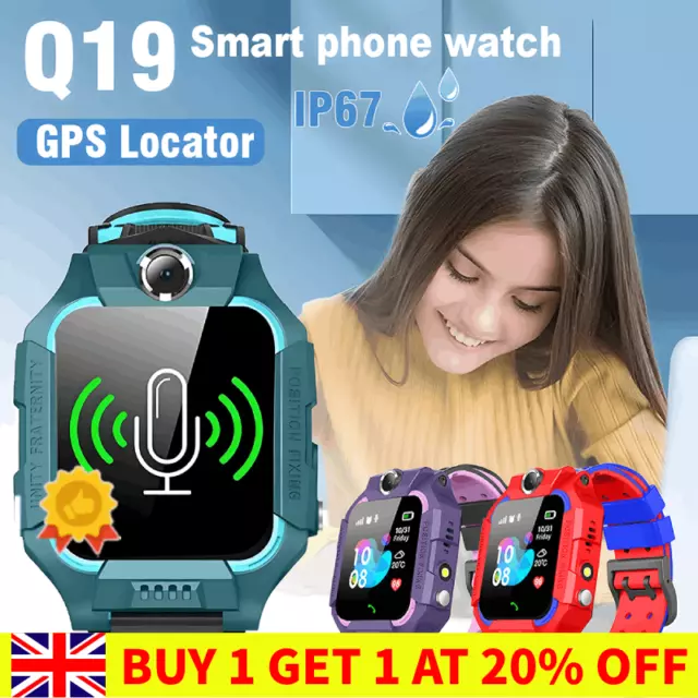Kids Smart Watch Camera SOS Call Phone SIM GSM Game Watches Boys Girls Gift UK √