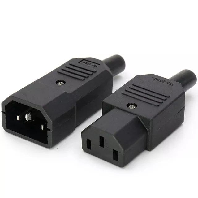 Easy to Use and Efficient C14 Plug C13 Coupling 250V 10A Socket Power Plug