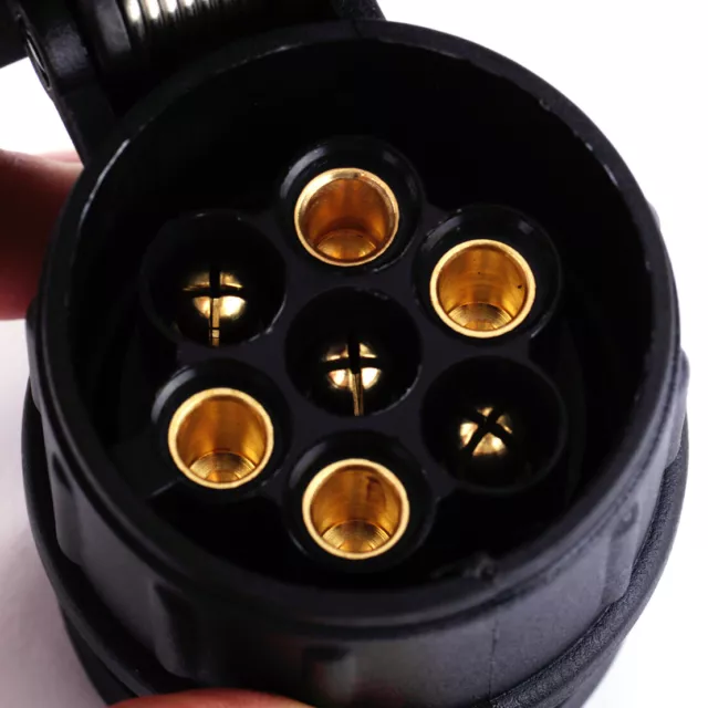 12V 13 Pin to 7 Pin Adapter Trailer Towbar Plug Electrics Connector Socket Euro 3
