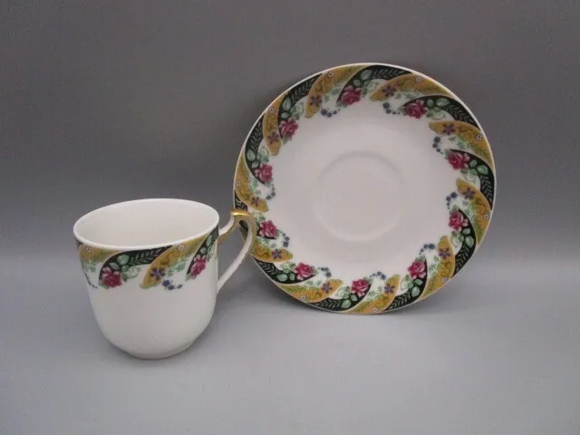 Porcelaine de Limoges, ensemble mug carré anse bambou et plateau blanc  émaillé