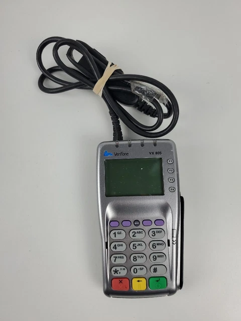 Verifone VX805 POS USB Pin Pad Credit/Debit Card Reader No Power Adapter