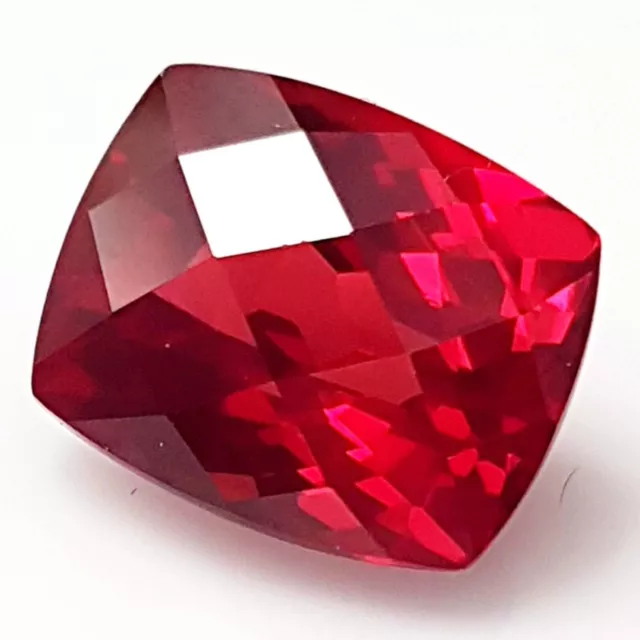 Natural Loose Gemstone 11.45 Ct Red Ruby Sapphire Cushion Use in Jewelry Design