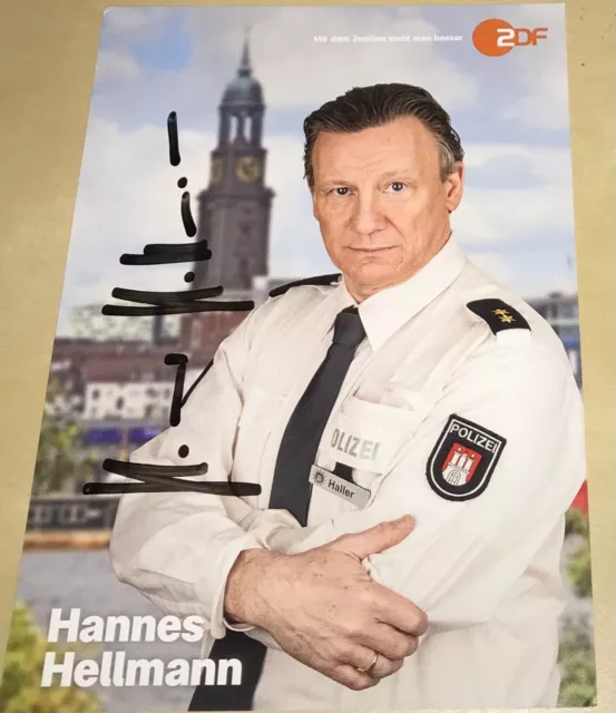 Hannes Hellmann Orig signierte Autogrammkarte Autogramm Notruf Hafenkante ZDF #3