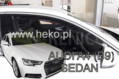 Heko AUDI A4 B8 4-portes 2009-2015 Deflecteurs de vent 2-pièces HEKO Bulles 