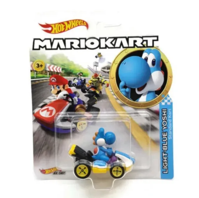 Hot Wheels Mario Kart Die Cast Cars 1:64 Scale Choose Your Car Yoshi Bowser