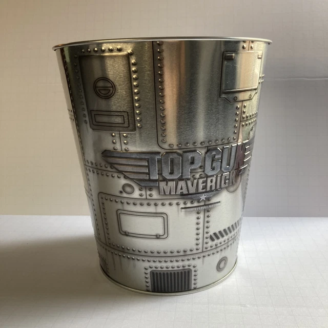 TOP GUN MAVERICK 2021 AMC Popcorn Tin Bucket Tom Cruise No lid 27.20