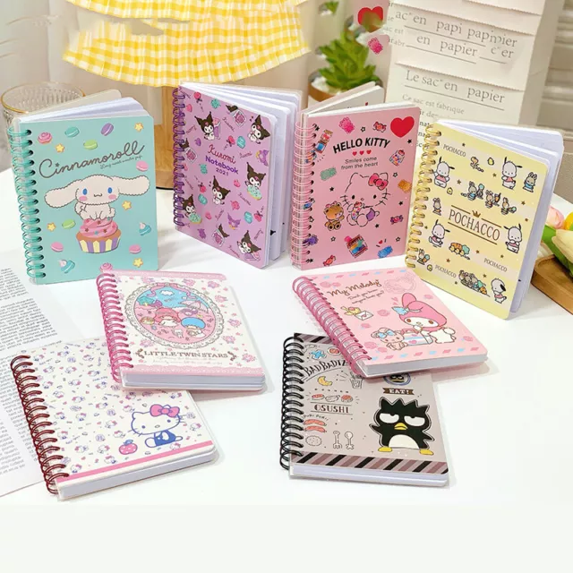 KUROMI DATE A6 Book Notebook Sanrio Book Office Notepad Spiral Lined ...