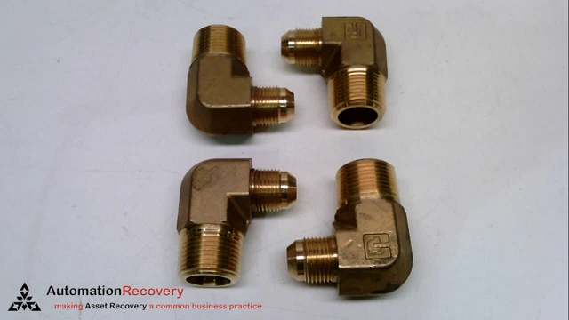 Parker 8-12 Ctx-B  Elbow Fittings, 90 Degree, End 1: 1/2", See Desc #226625