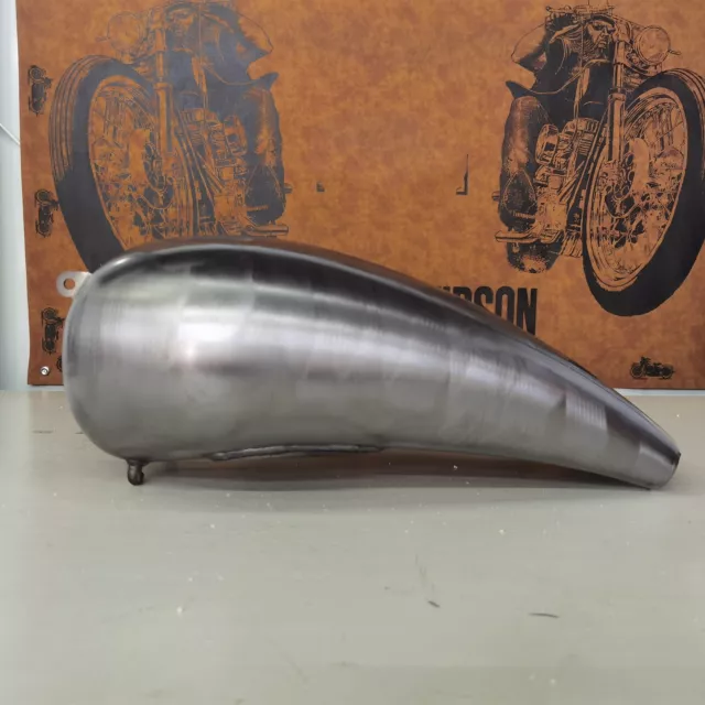 20L Unpainted Silver Petrol Gas Fuel Tank For Harley Softail 2018-2022 All Model 3