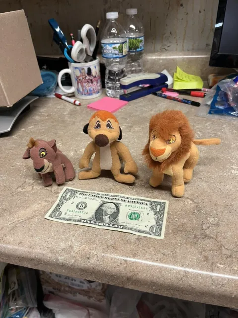 1998 Lion King 2 Simba’s Pride McDonald’s Happy Meal Lot Of 3