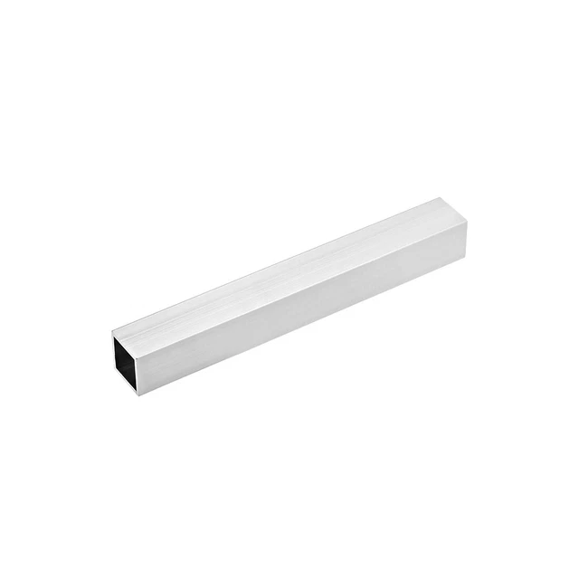 6063 Alluminio Rettilinea Tubo Quadrato 25mmx25mmx1mm 200mm Lunghezza