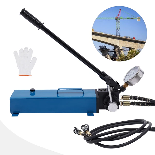 CP700D MANUAL HYDRAULIC Pump Portable Hand Jack Pump 70Mpa Double