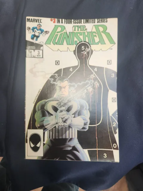 THE PUNISHER #3 Newsstand #3 of 4 Part Limited Series Marvel 1985