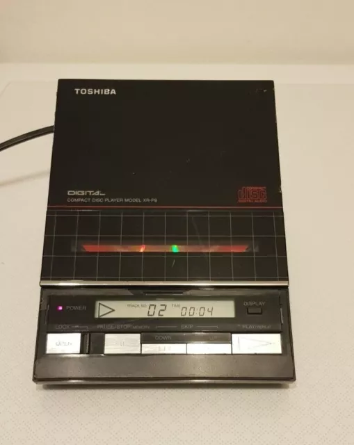 Vintage Toshiba XR-P9 Digital CD Compact Disc Player - 1986 Japan made 