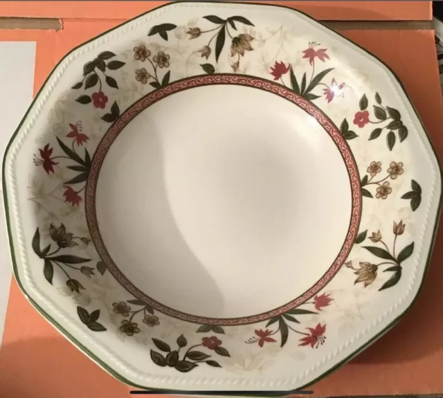 RARE CHURCHILL ENGLISH Tableware Assam 10 Sided Large Cereal