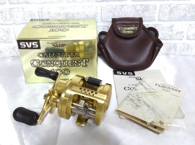 【美品】SHIMANO CALCUTTA CONQUEST 100 SHIMANO 20 Calcutta Conquest DC 100 Right, Baitcasting Reels