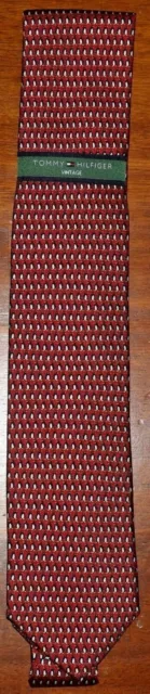 Tommy Hilfiger Men's Penguin March Tie One Size Red