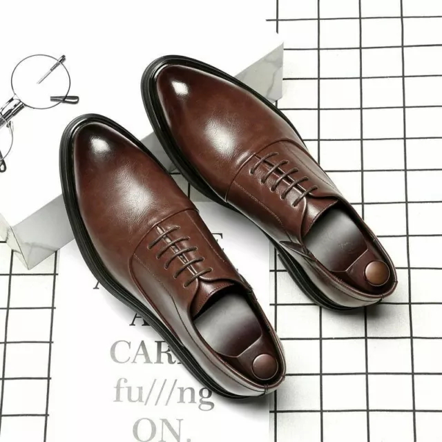 Mens Faux Leather Oxford Shoes Formal Shoes Men Italian 2023 Dress Shoes New