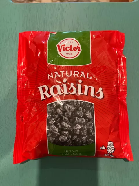 Victor Natural California Seedless Raisins, 15 Oz. Best by 12/2024 FREE SHIPPING