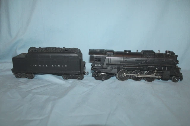 Lionel 2026 2-6-4 Die-Cast Steam Locomotive & 6466W Tender No Boxes or Paperwork