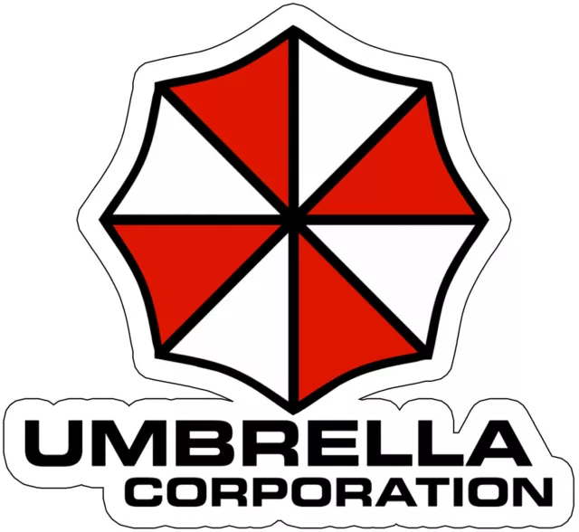 4 x Stück UMBRELLA CORPORATION Sticker Aufkleber Laptop Tuning Logo Emblem Corp