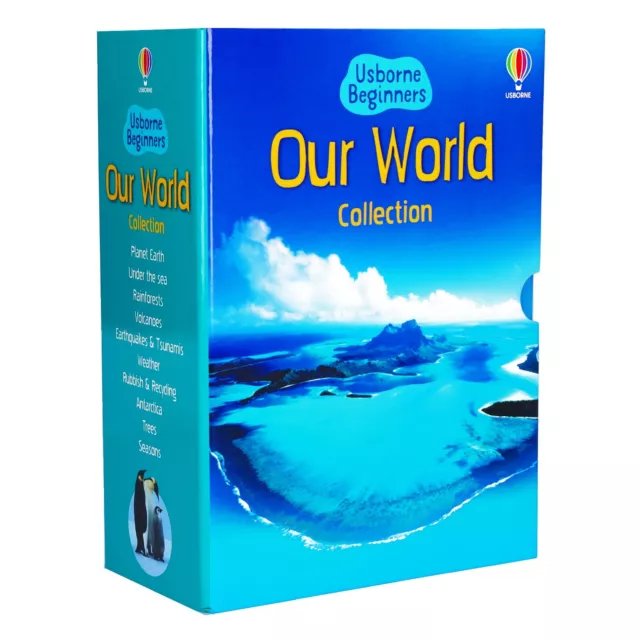 Usborne Beginners Our World Series 10 Books Collection Box Set - Ages 4+ - HB