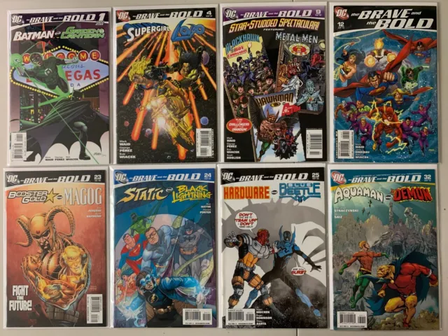 Brave and the Bold comics lot #1-32 8 diff avg 8.0 (2007-10)