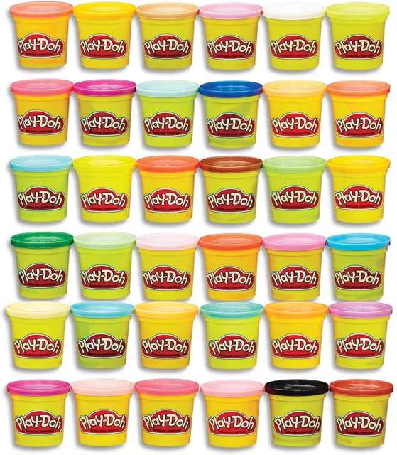 Kids Play-Doh Bulk Mega Pack 36 X 85g Tubs Dough Creative Kids Toys GIFTS  Xmas