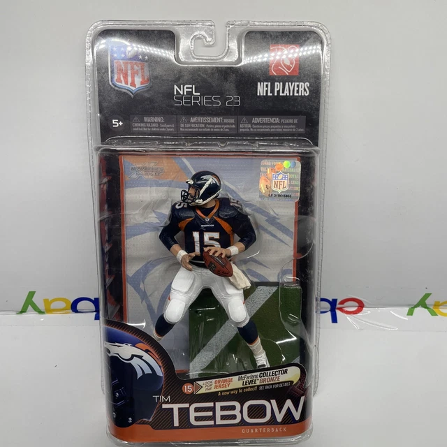 McFarlane NFL Series 23 TIM TEBOW Denver Broncos Blue Jersey New NIB