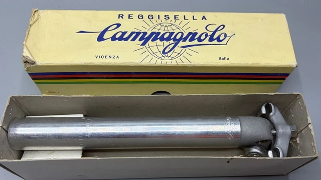 Tige De Selle Campagnolo RECORD Vintage - Diamètre 26,4 Mm - Neuf En Boîte - Italie